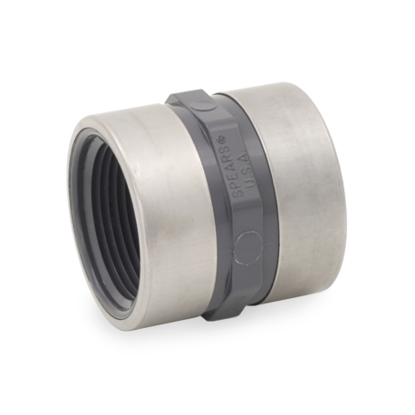 1-1/4" PVC (Sch 80) FIP x FIP Coupling, Special Reinforced