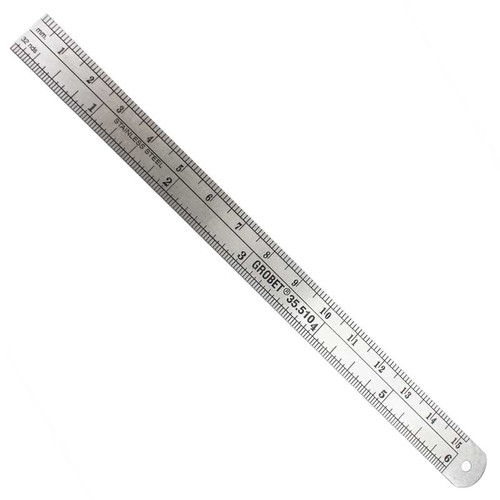 Millimeter Ruler and Inches Stainless Steel Flexible Ruler 6 Inch 150mm