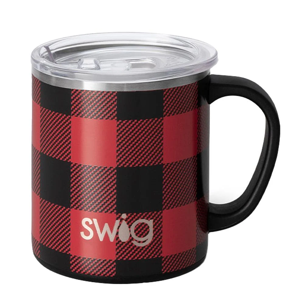 Swig Buffalo Plaid Camper Mug