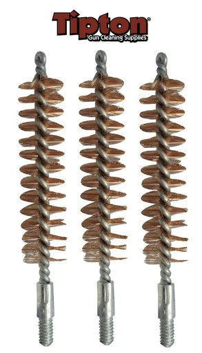 Tipton.45 cal Bronze Bore Brush 8×32 Thread Package of 3 # 244595New!