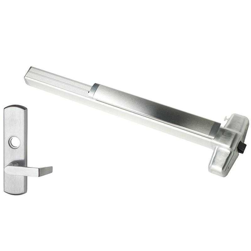 Von Duprin Grade 1 Rim Exit Bar (Wide Stile Pushpad, 36", Satin Chrome Finish) | VON-99L-NL-06 3 26D RHR