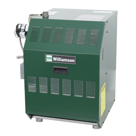 Williamson GWI Series 3 Hot Water Gas Boiler, Power Vent, 35,000 BTU, 84% AFUE, Nat Gas